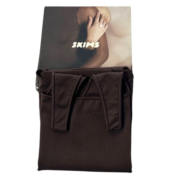 SKIMS Essential Scoop Neck Bodysuit Espresso 4X/5X - Picture 1 of 9